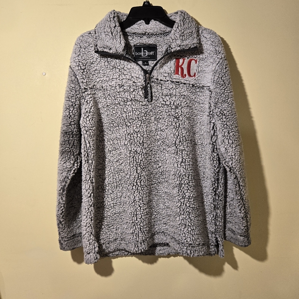 Women's Boxer Craft Partial Zip Sweater.